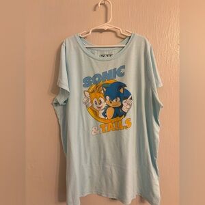 Sonic and Tails graphic tee - size XL
